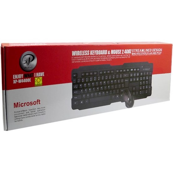کیبرد و موس بدون سیم XP W4400E - تصویر 2